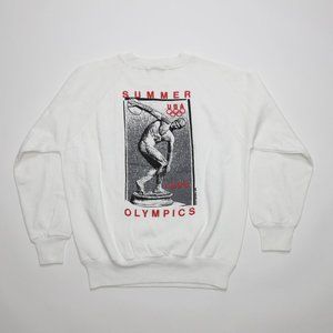 Vtg USA 1988 Summer Olympics Crewneck Sweatshirt L